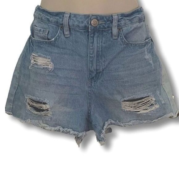 YMI High Rise Dream Fit Cut Off jean shorts. Junior’s Size 9 - Picture 1 of 8